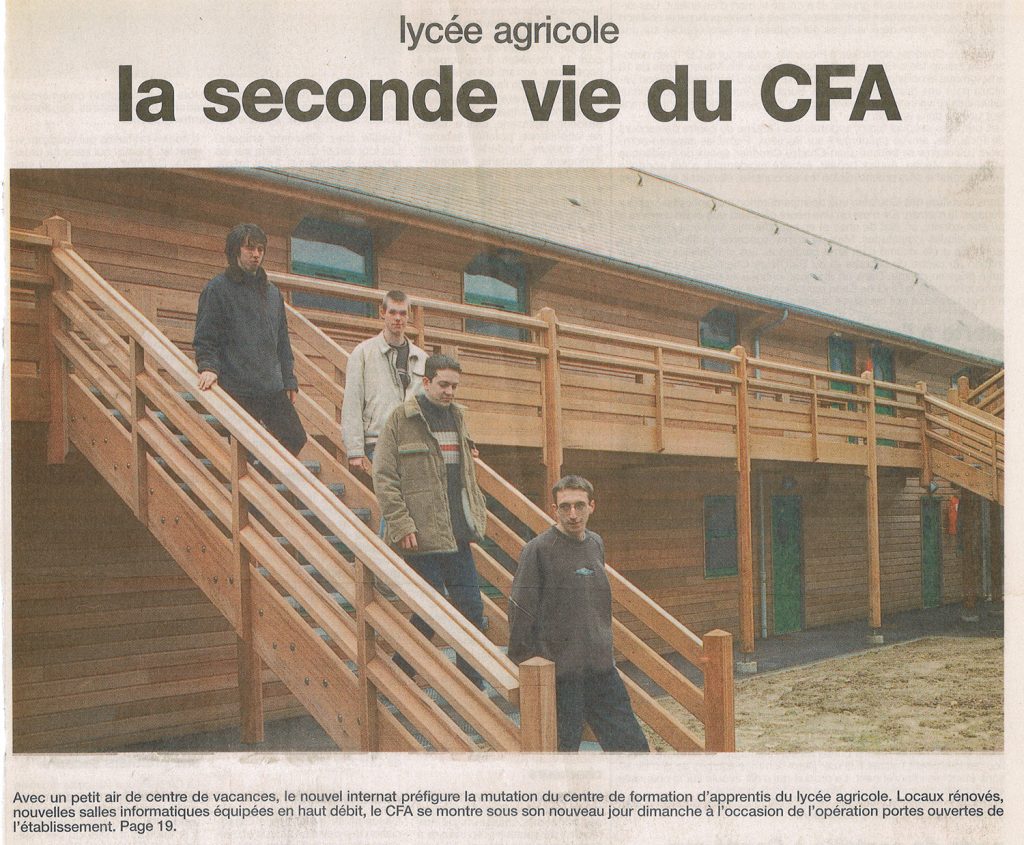 Lycée agricole – la seconde vie du CFA