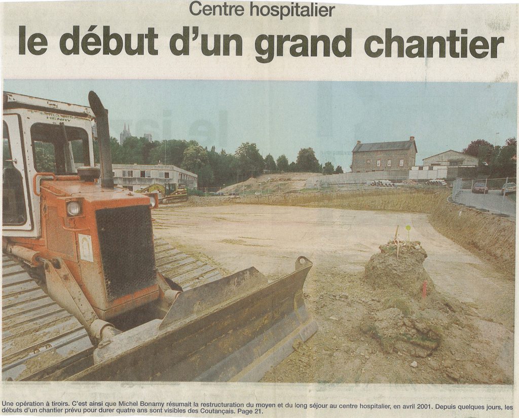 Un grand chantier : centre hospitalier de Coutances