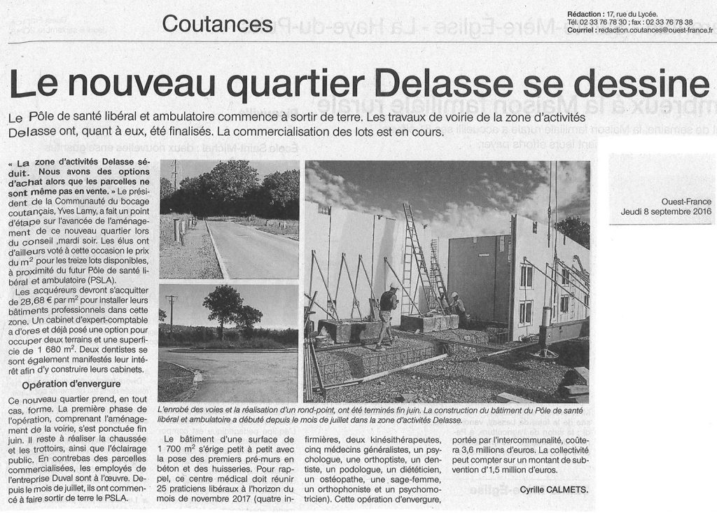 Le nouveau quartier Delasse se dessine